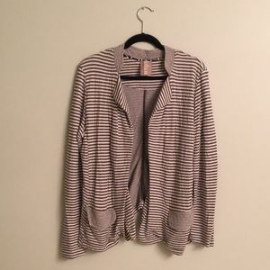Dolan Striped Cardigan Sz L